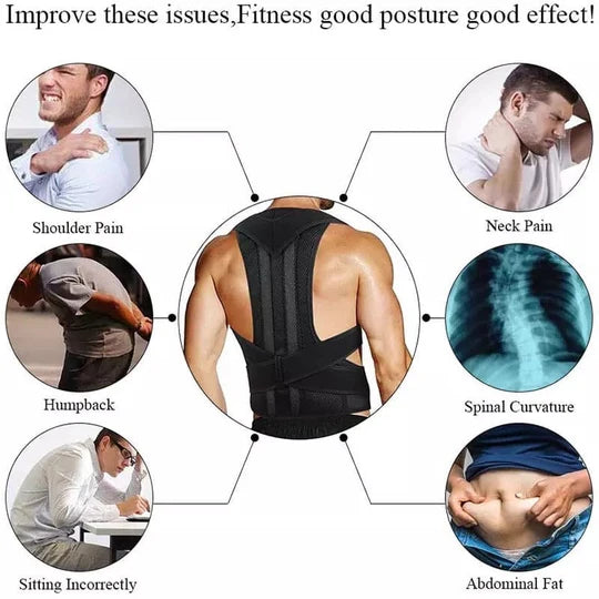 Adjustable Posture Back Belt – Stand Tall, Feel Confident